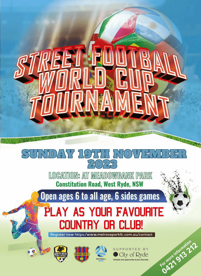 Street Football World Cup flyer